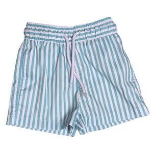 Dondolo Boys 18M Blue White Striped Swim Shorts Trunks Adjustable Pocket